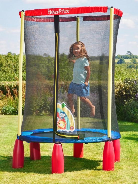 front image of sportspower-fisher-price-45ft-trampoline