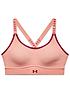  image of under-armour-infinity-mid-bra-pink
