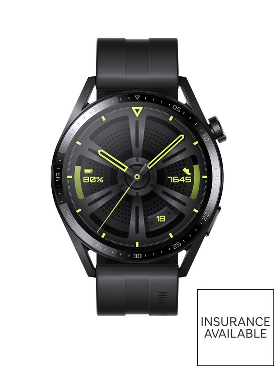 front image of huawei-watch-gt-3-46mm-black