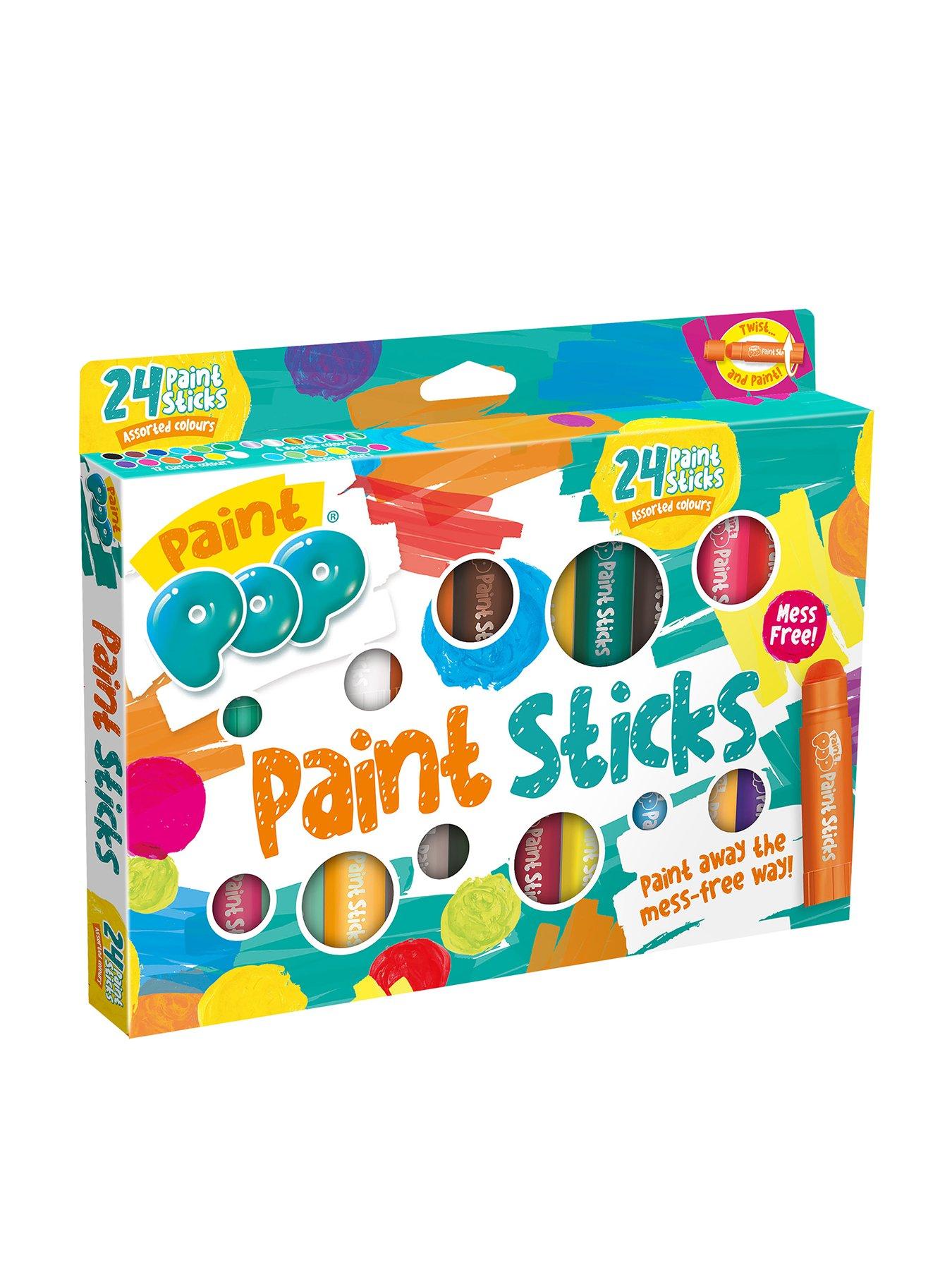 Paint Pop Paint Sticks Colour Pops Classic & Metallic Colours - 24 Pack