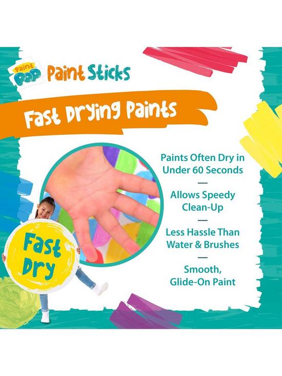 back image of paint-pop-paint-sticks-colour-pops-classic-metallic-colours-24-pack