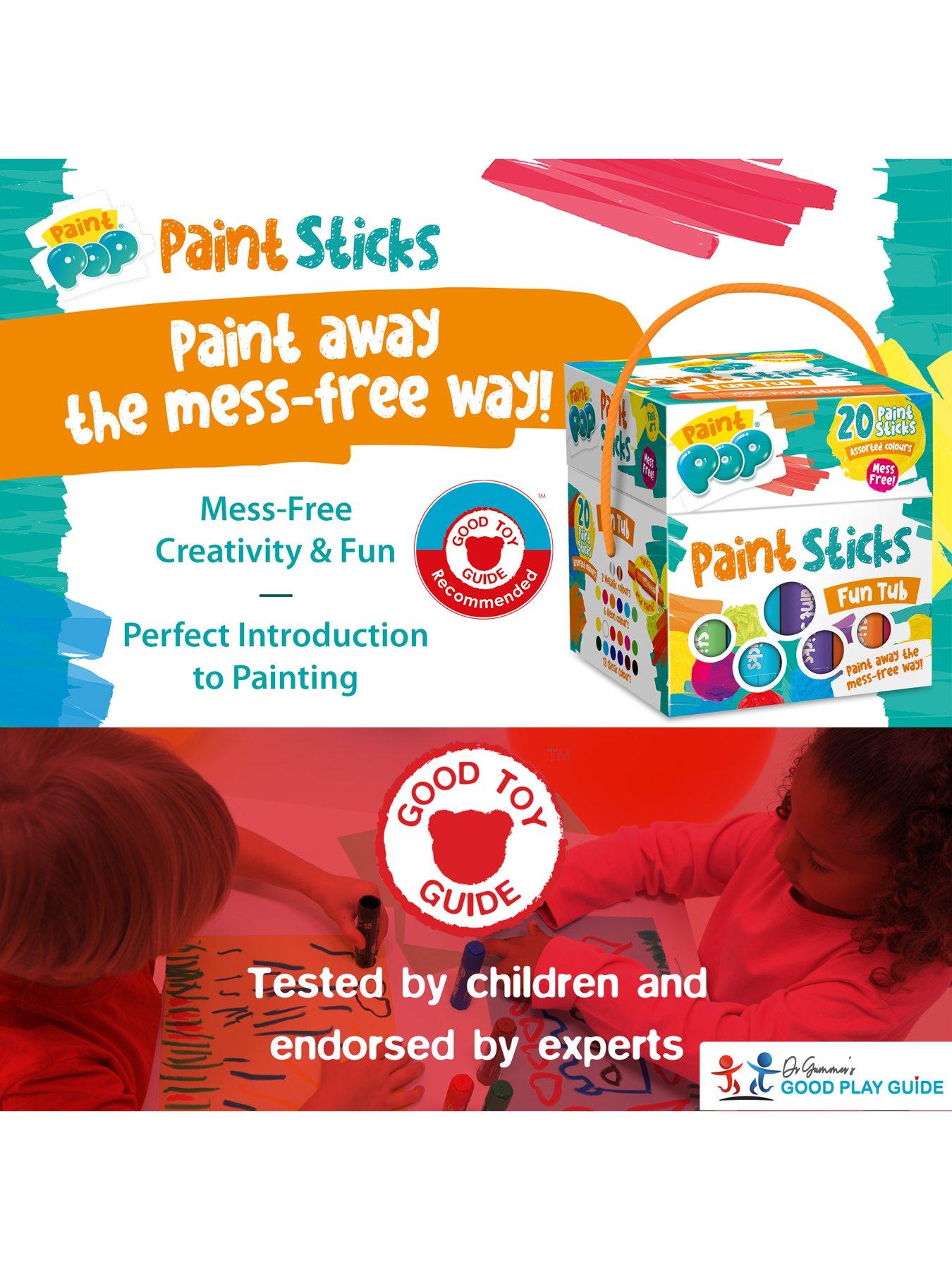  image of paint-pop-paint-sticks-colour-pops-fun-tub-20-assorted-paint-sticks
