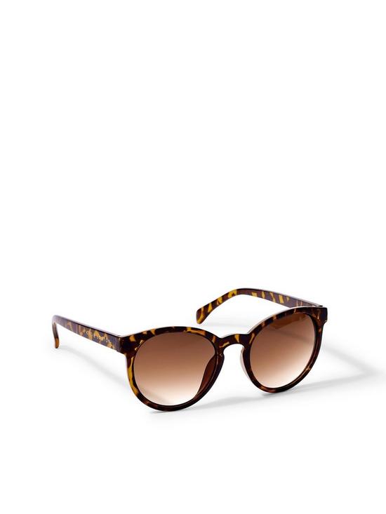 stillFront image of katie-loxton-geneva-sunglasses-tortoiseshell