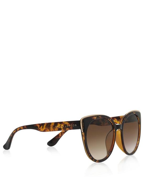 stillFront image of katie-loxton-amalfi-sunglasses--tortoiseshell