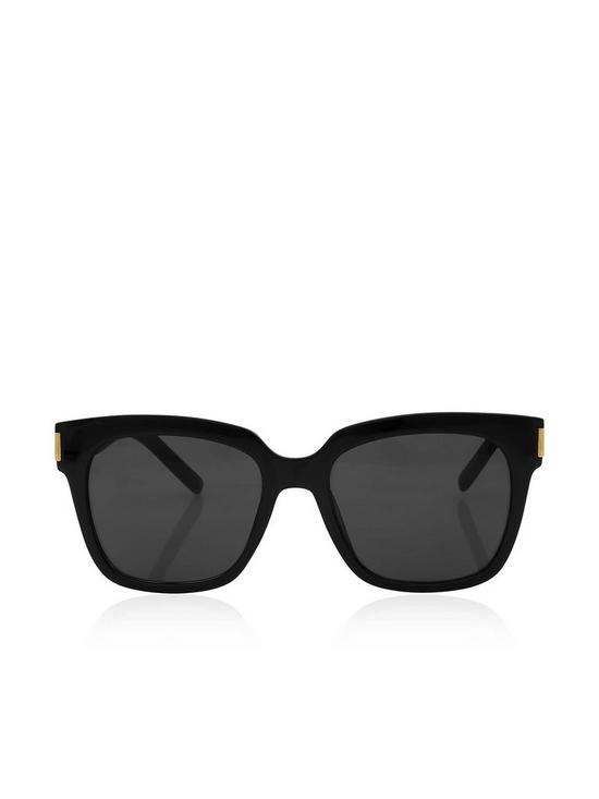 front image of katie-loxton-roma-sunglasses--black