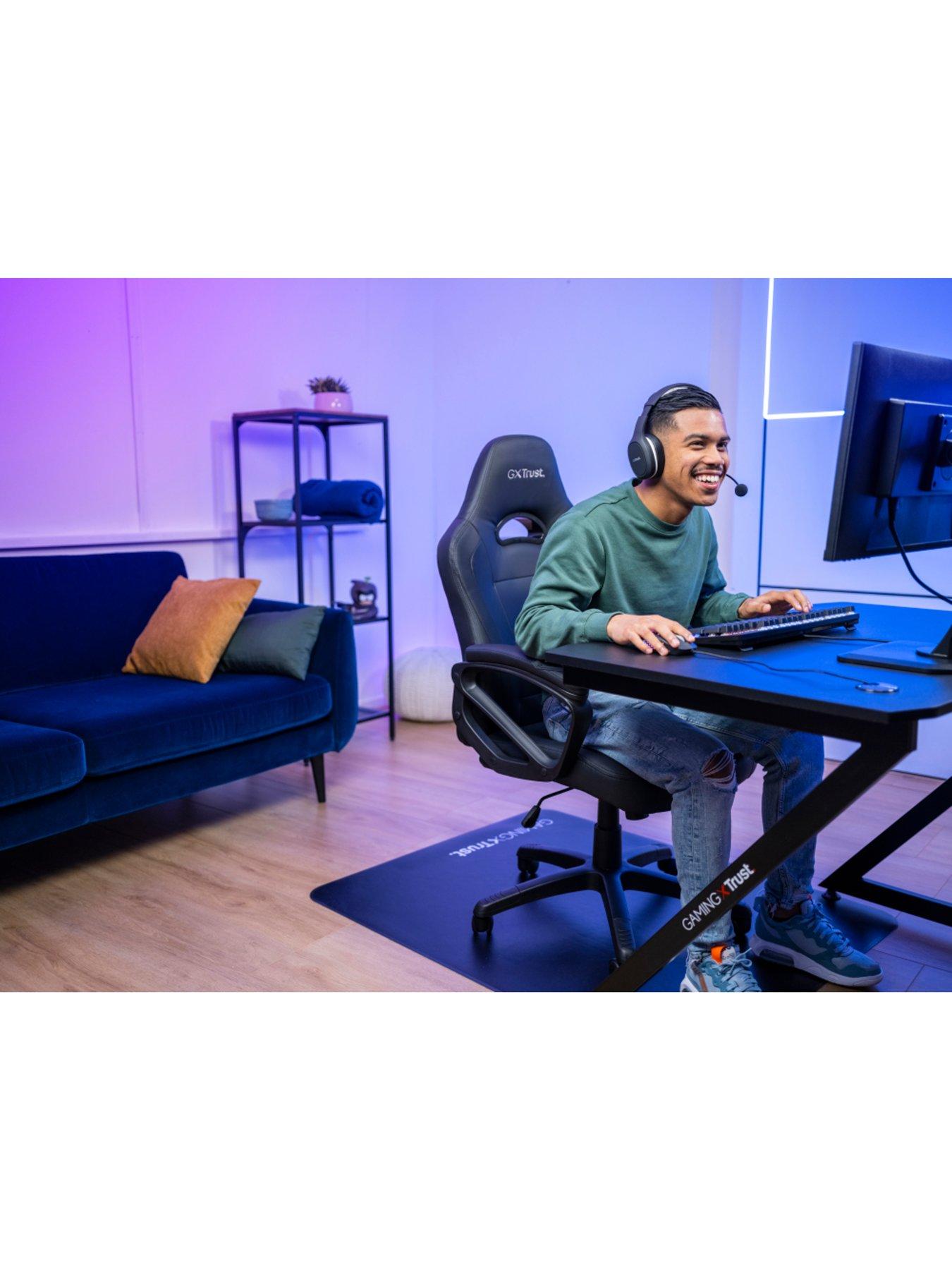  image of trust-gxt1701r-ryon-gaming-chair-black-fully-adjustable