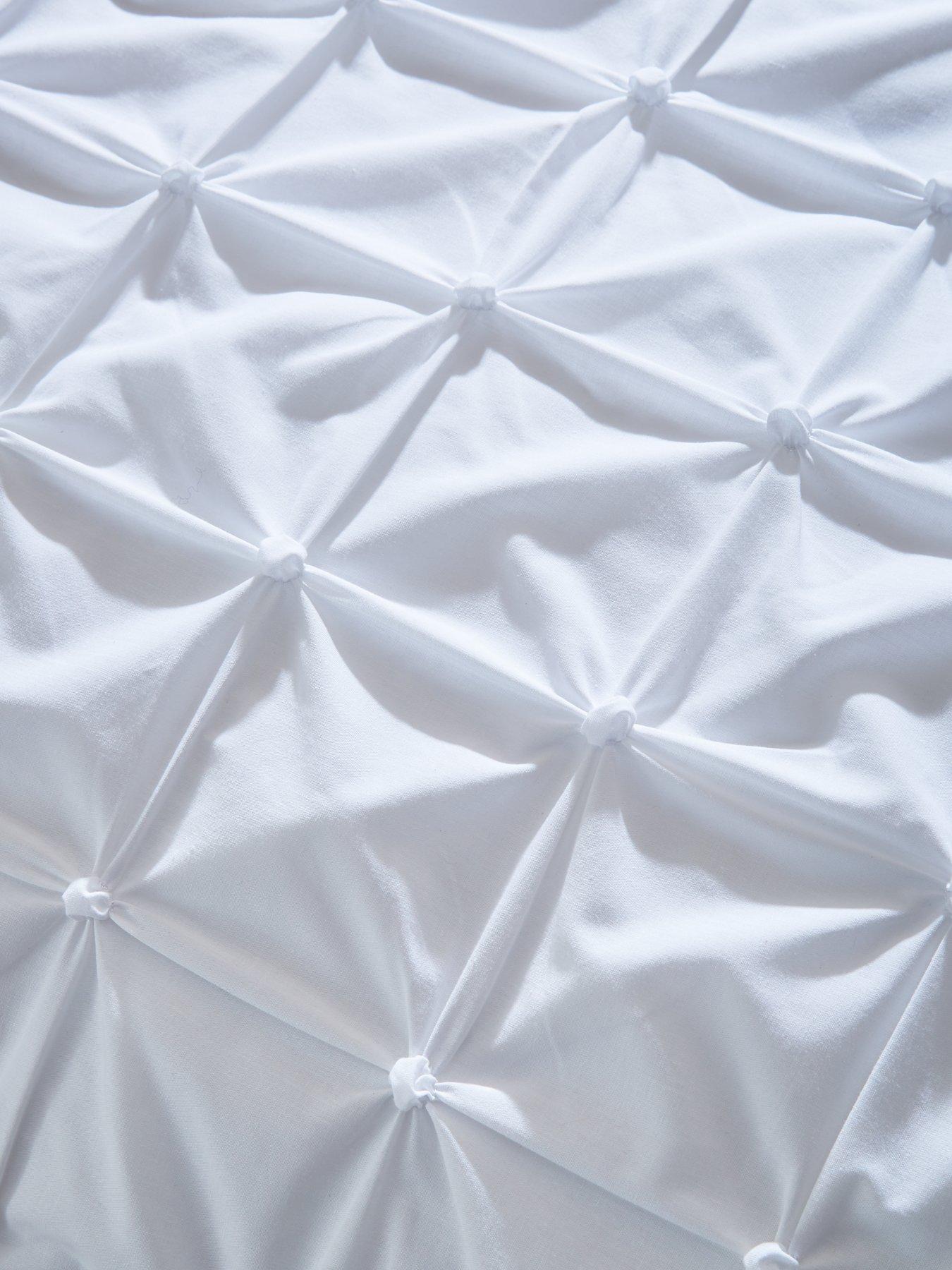 Image 4 of 4 of The Very Collection Pleated Duvet Cover&nbsp;Set - White