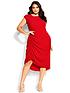 city-chic-side-ruch-dress-redfront