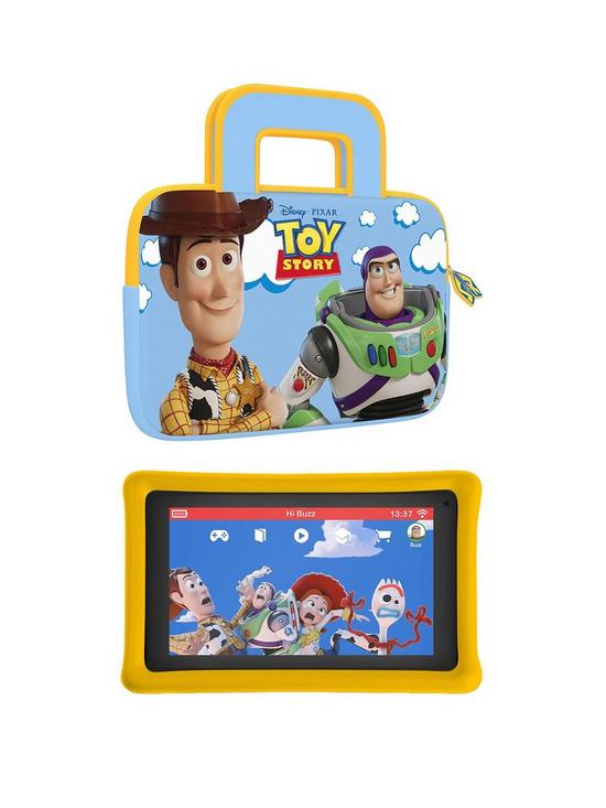 front image of pebble-gear-disney-toy-story-4-kids-tablet-carry-bag-by-pebble-gear