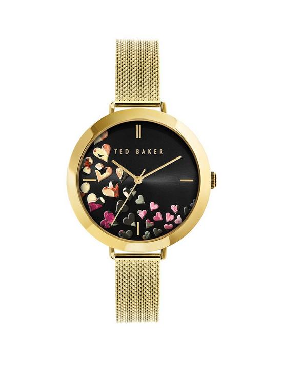 front image of ted-baker-ammy-hearts-ladies-watch