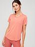  image of nike-the-one-dri-fit-t-shirt-dark-pink