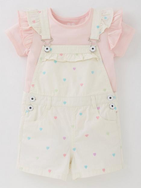mini-v-by-very-girls-heart-shortie-dungaree-and-tee-set