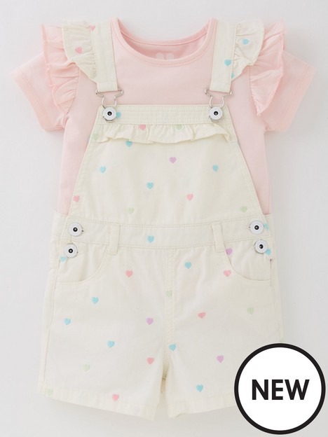 mini-v-by-very-girls-heart-shortie-dungaree-and-tee-set