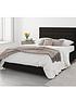  image of aspire-kelly-fabric-small-double-ottoman-storage-bed