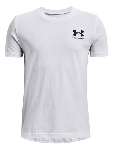 under-armour-boys-sportstyle-small-logo-t-shirt-whiteblack