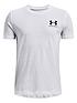 image of under-armour-boys-sportstyle-small-logo-t-shirt-whiteblack