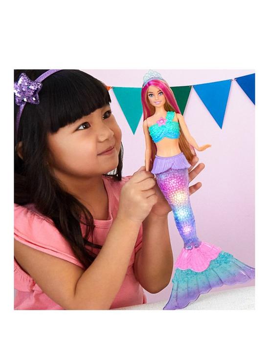 stillFront image of barbie-dreamtopia-twinkle-lights-mermaid-doll