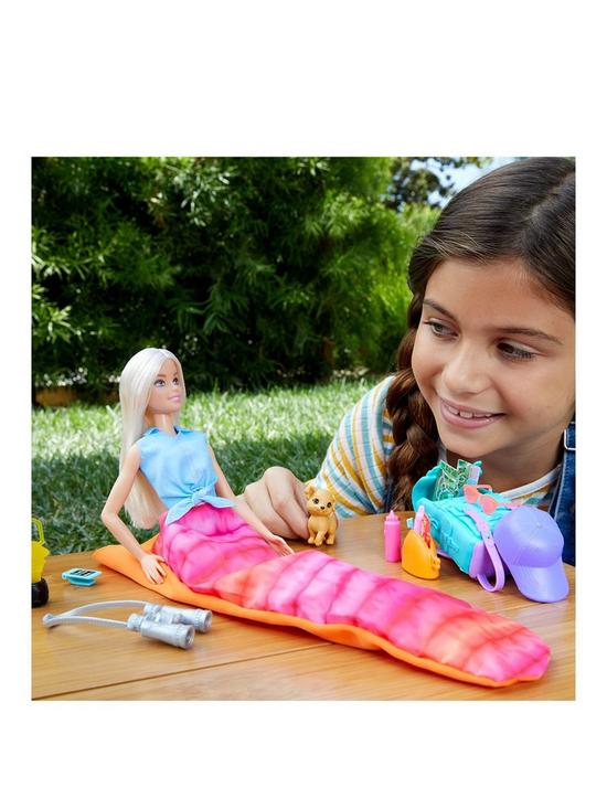 stillFront image of barbie-it-takes-two-malibu-camping-doll-with-puppy-and-accessories
