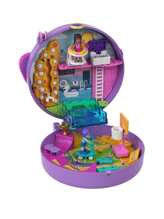 front image of polly-pocket-soccer-squad-compact-with-micro-dolls-and-accessories