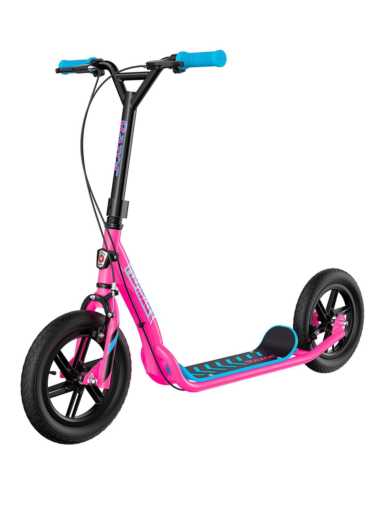 undefined Flashback Kick Scooter for Kids 8+, BMX Style - Pink
