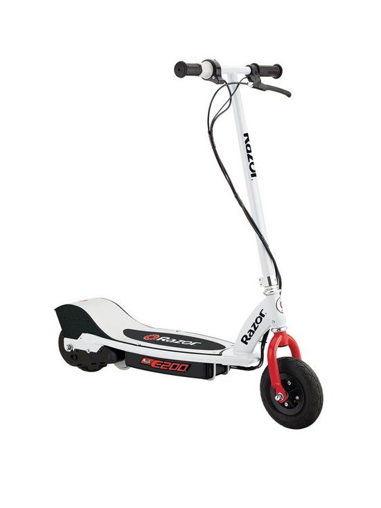 front image of razor-e200-12-volt-scooter