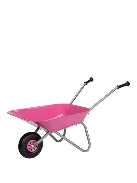 rolly-toys-childsnbspmetal-wheelbarrow-pink