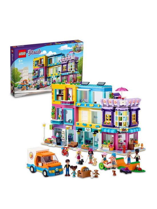 front image of lego-friends-main-street-heartlake-city-set-41704