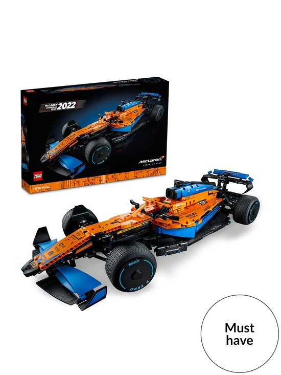 front image of lego-technic-mclaren-formula-1-race-car-set-42141