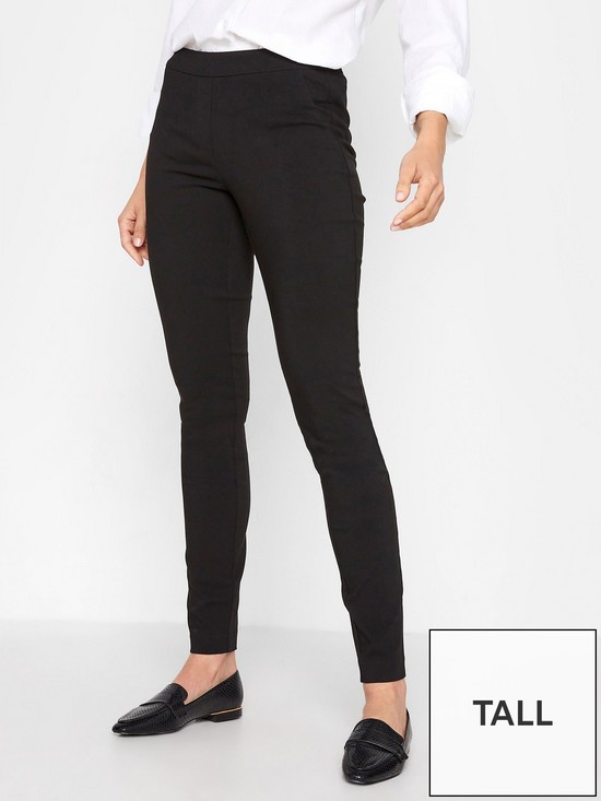 front image of long-tall-sally-bi-stretch-skinny-trouser-34-black