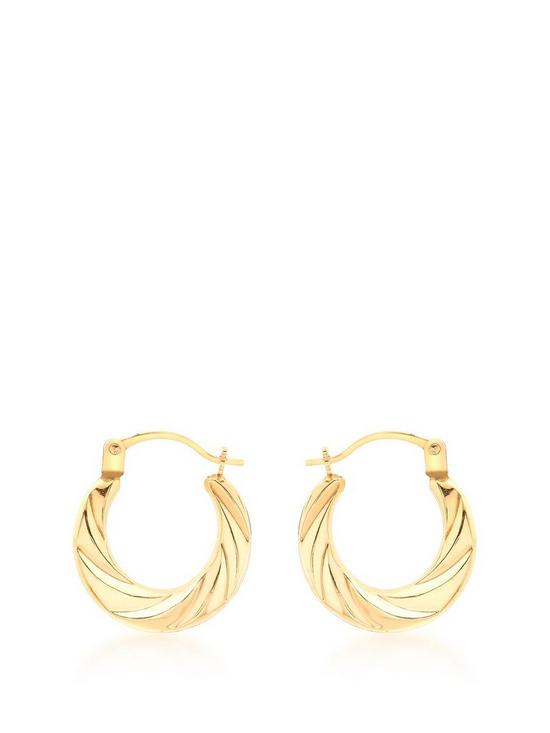 front image of love-gold-9ct-yellow-gold-155mm-x-15mm-twist-creole-earrings