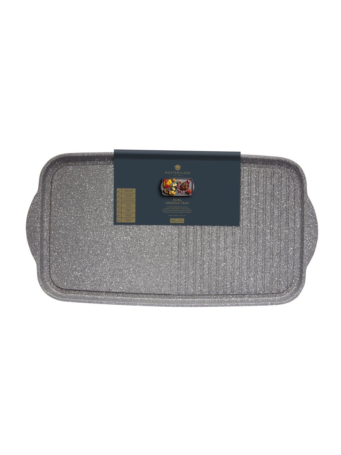  image of masterclass-cast-aluminium-non-stick-dual-griddle-plate