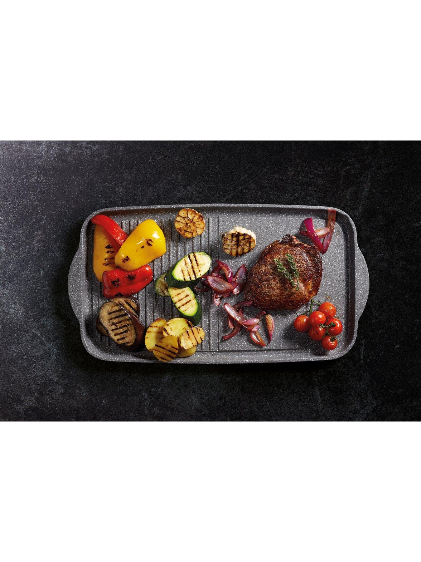 Image 3 of 5 of MasterClass Cast Aluminium Non-Stick Dual Griddle Plate