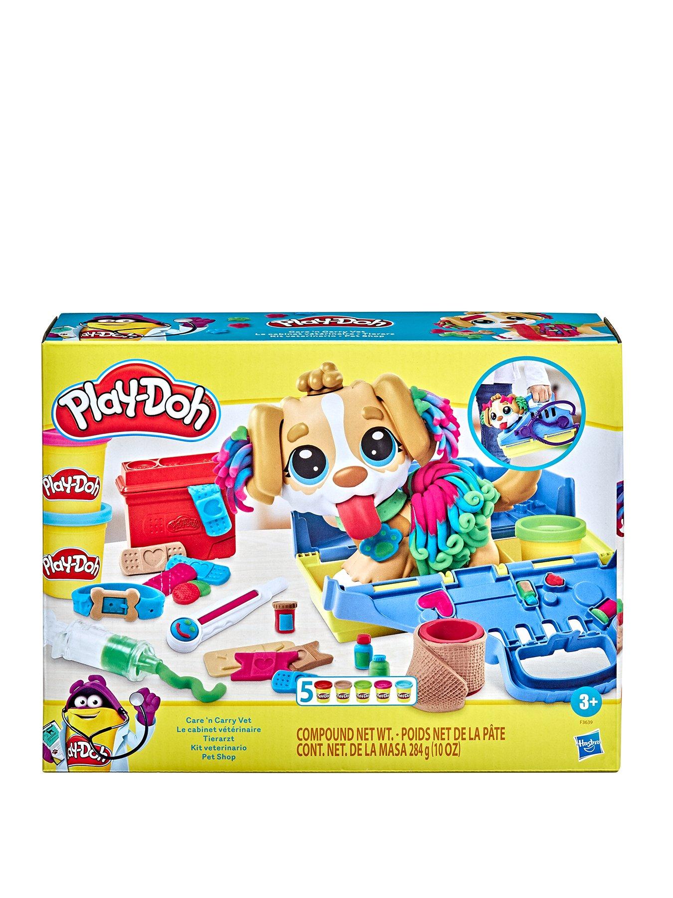 Play-Doh Play 'n Store Table Toy, Arts & Crafts Activities for Kids 3 Years  & Up, Over 25 Play-Doh Accessories, 8 Modeling Compound Colors (