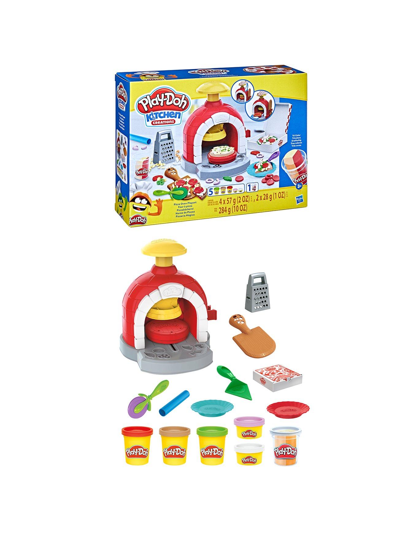 MAKE YOUR OWN PLAY-DOH PIZZA! Kitchen Creations Pizza Oven Playset Review!  