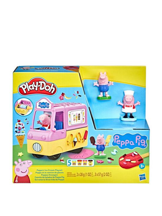 front image of play-doh-peppas-ice-cream-play-set