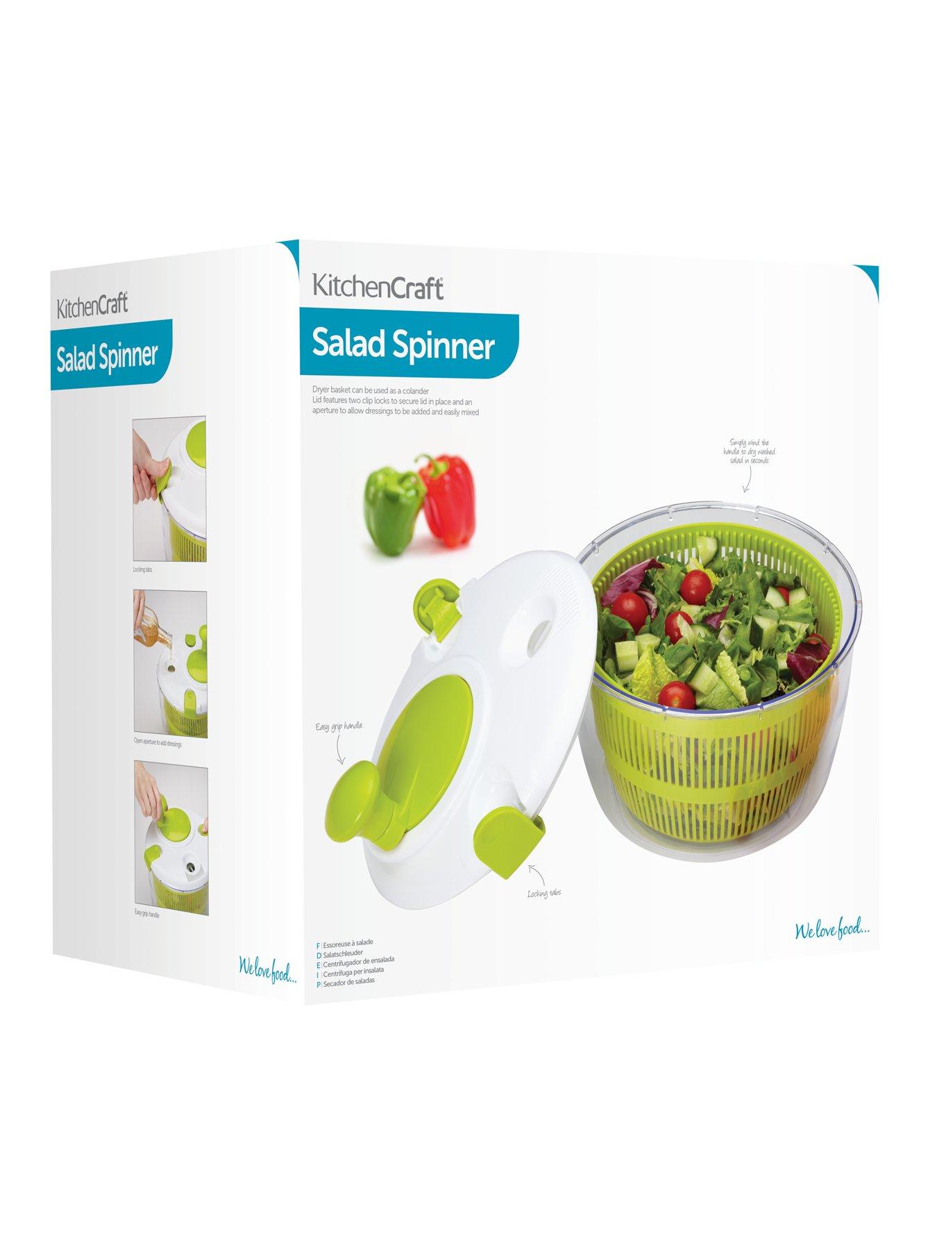  image of kitchencraft-twist-action-salad-spinner