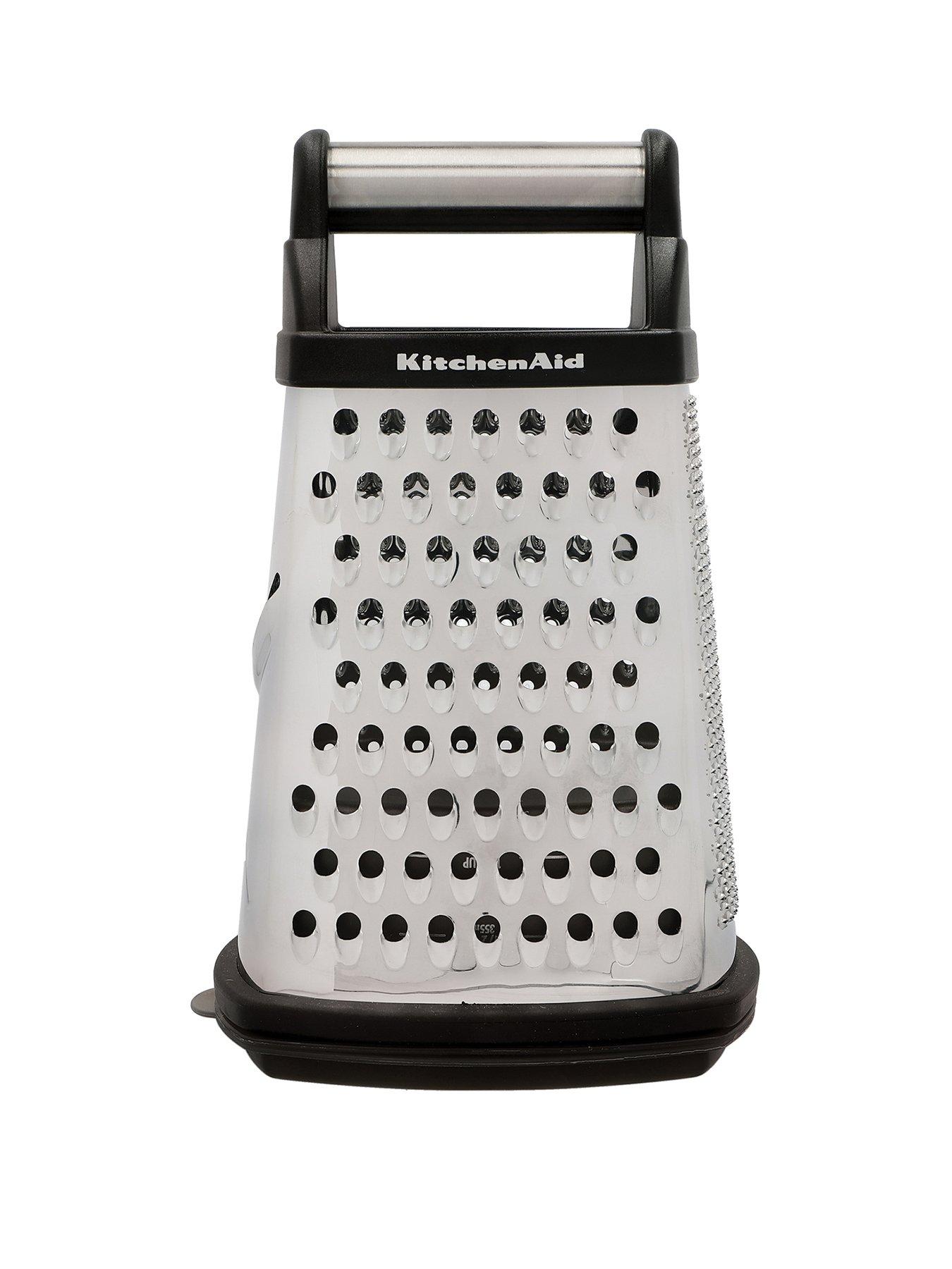 KitchenAid Stainless Steel Box Cheese Grater with Container and Lid