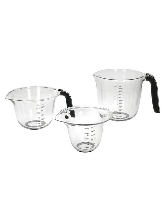 stillFront image of kitchenaid-set-of-3-black-measuring-jugs