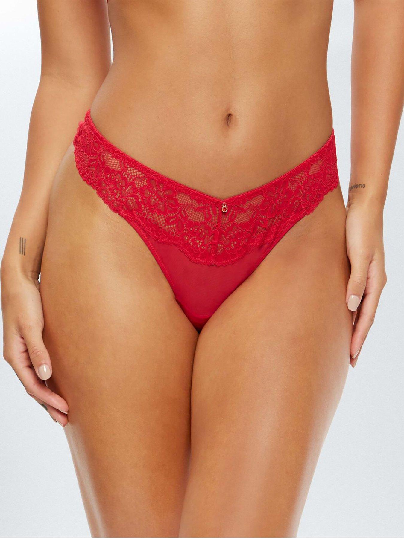 Womens Red Knickers