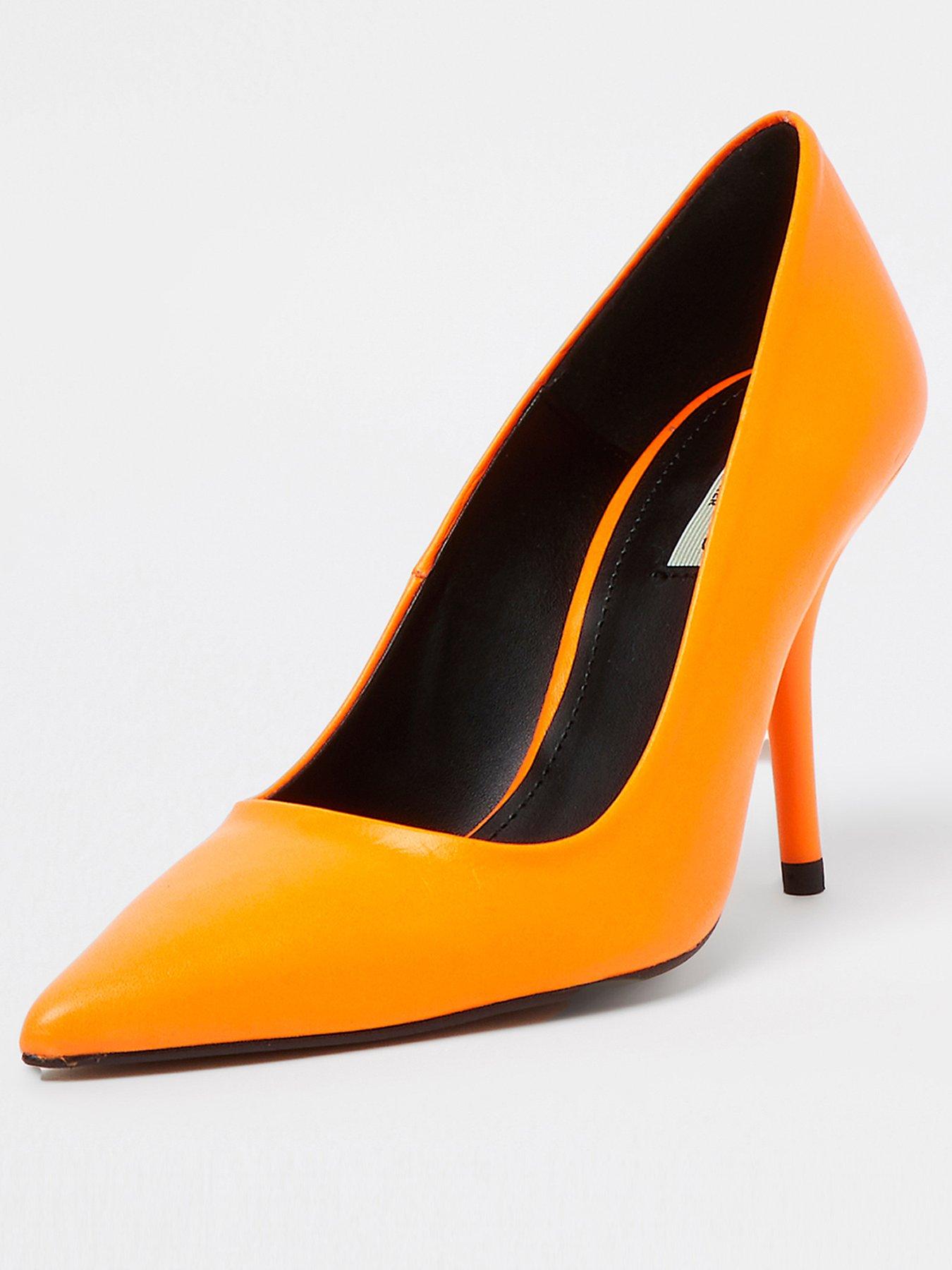 orange shoes river island