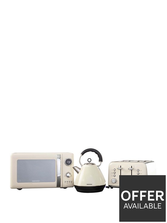 front image of daewoo-kensington-bundle--cream-kettle-4-slice-toaster-microwave