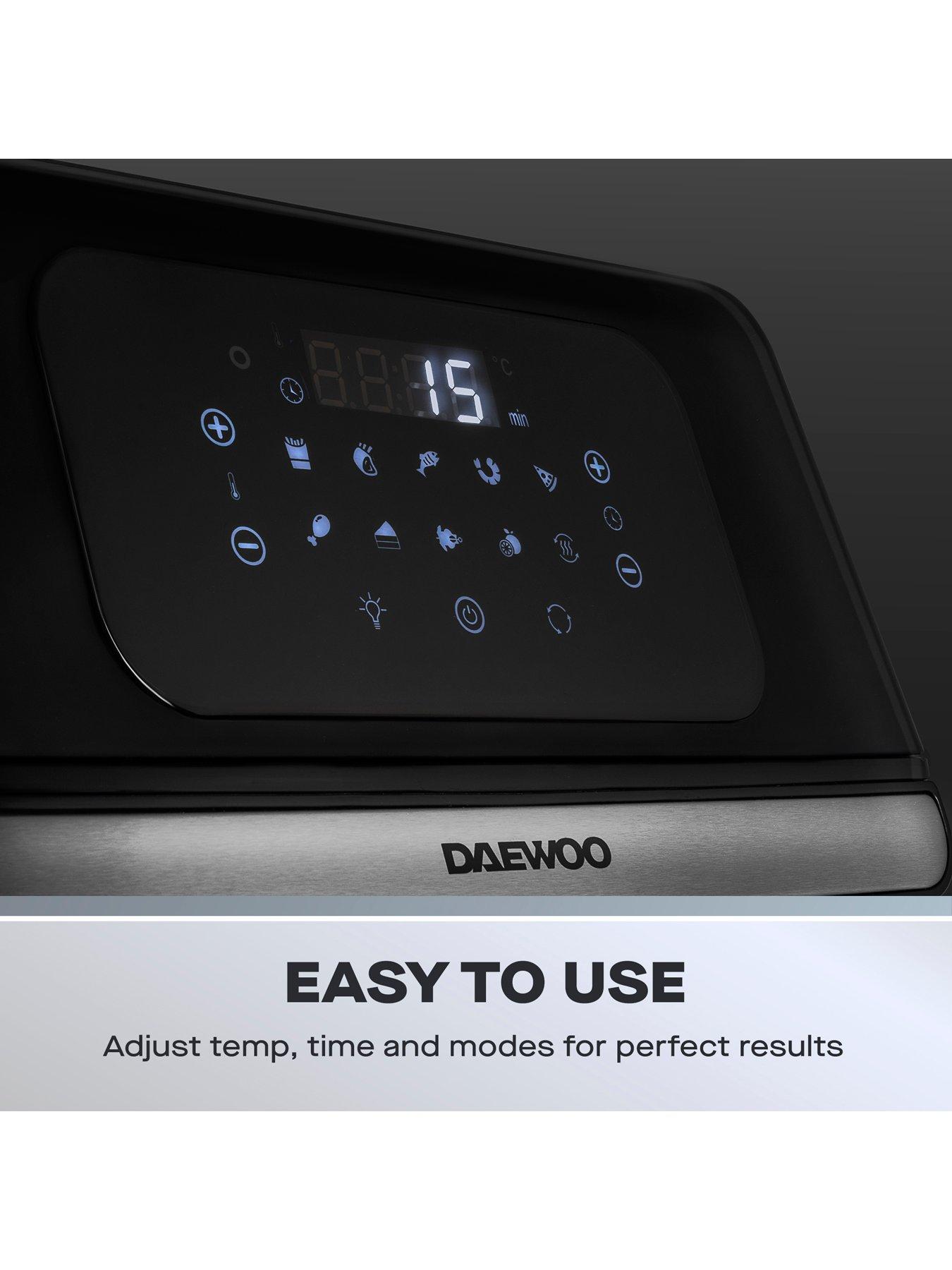  image of daewoo-12l-digital-rotisserie-air-fryer-oven