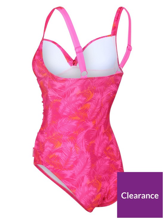 stillFront image of regatta-sakari-swimsuit-pink