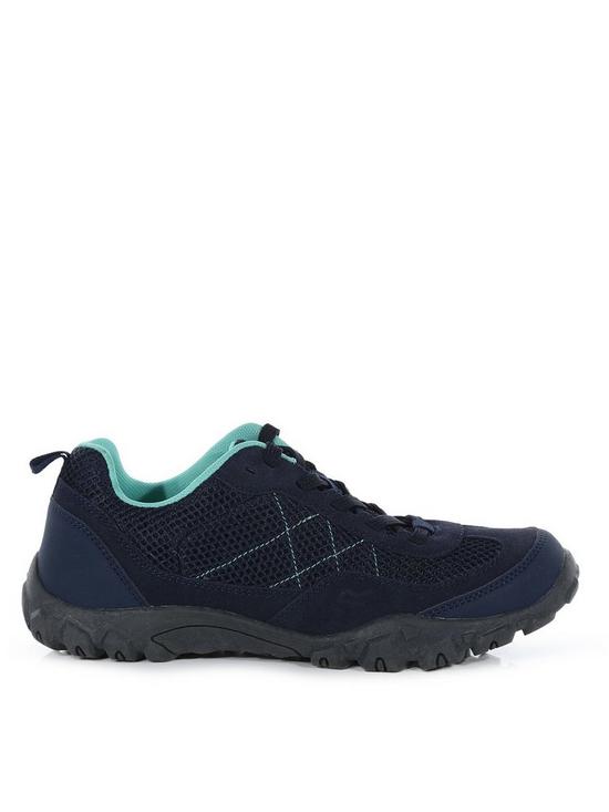 front image of regatta-edgepoint-life-walking-shoes-navy