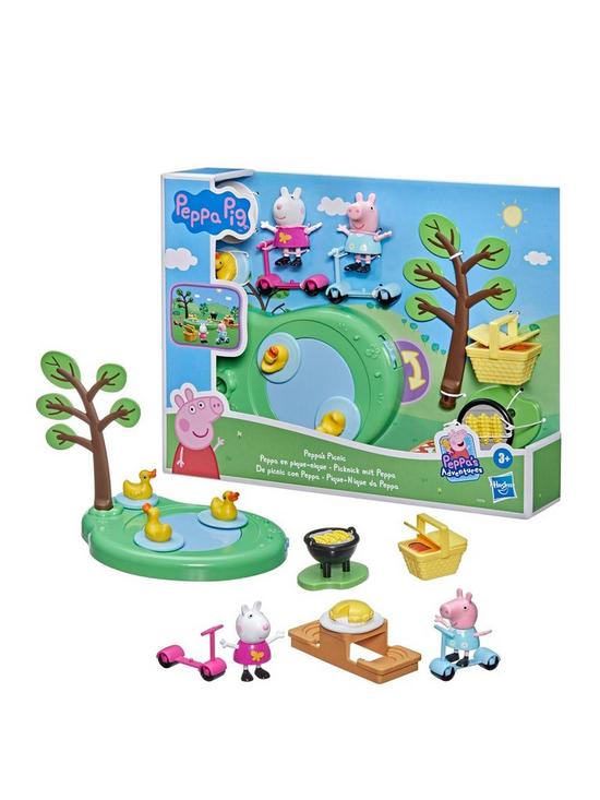 front image of peppa-pig-peppas-picnic-playset