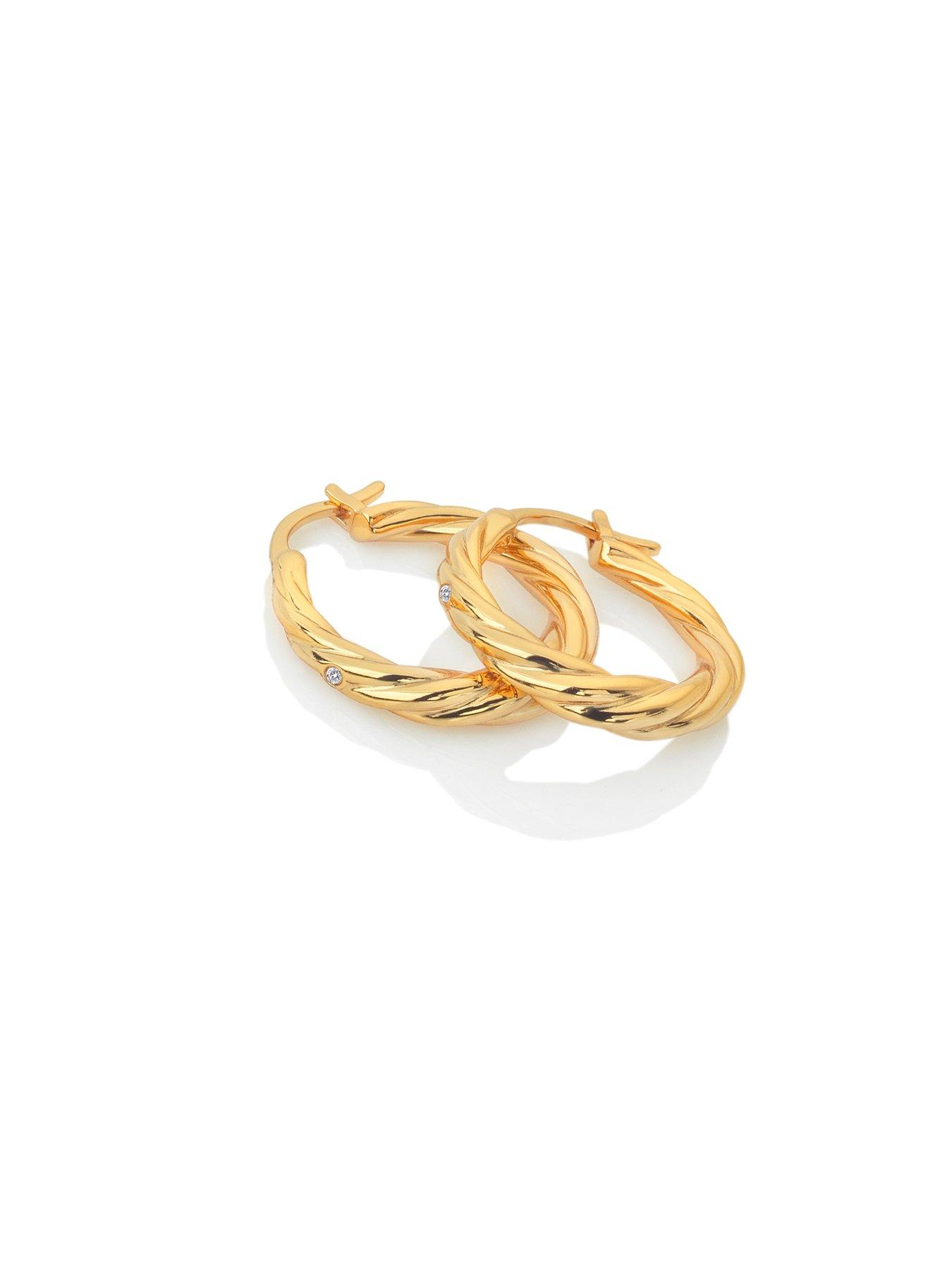  image of hot-diamonds-x-jac-jossa-entwine-earrings