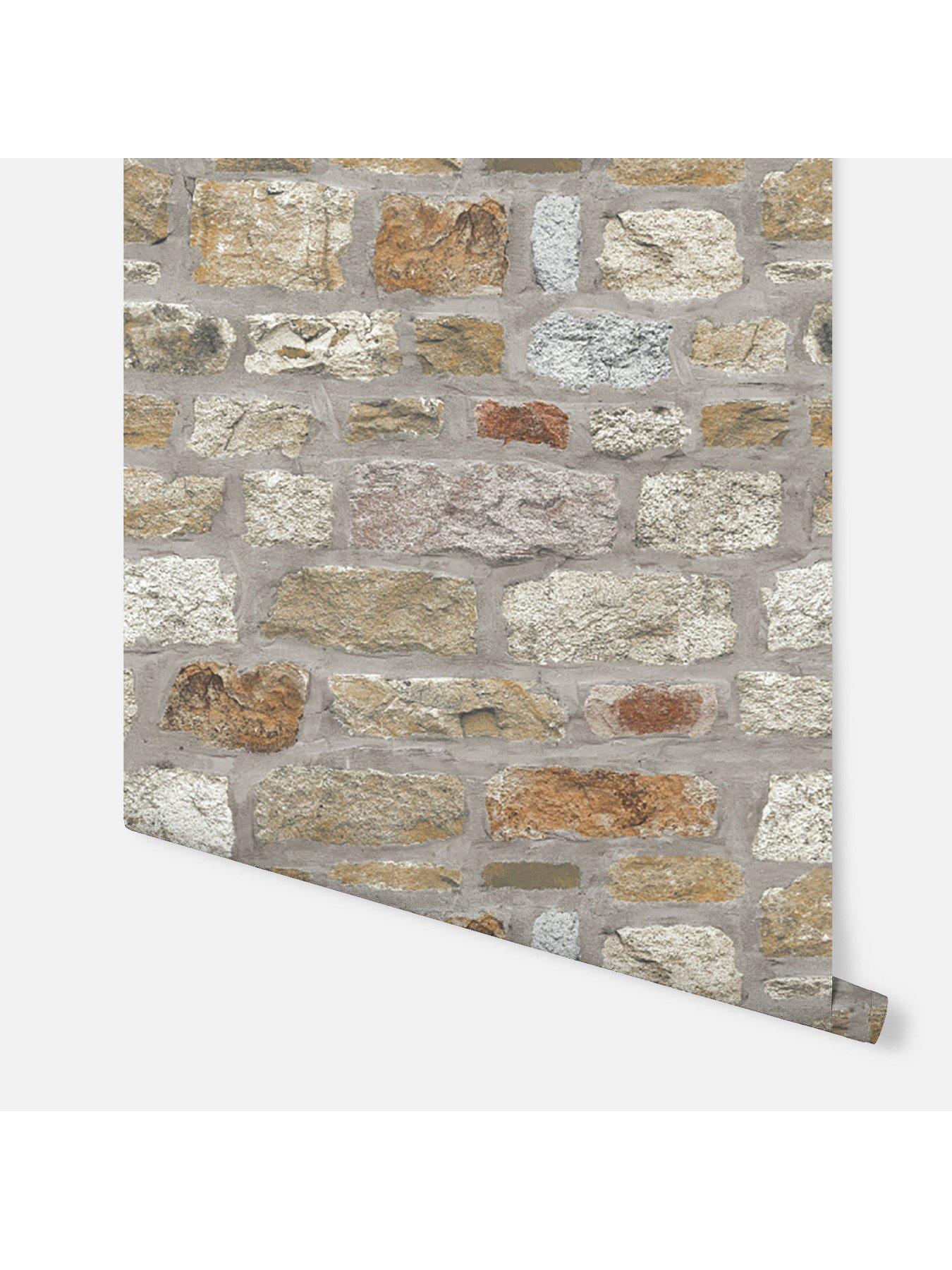 Image 3 of 5 of ARTHOUSE Country Stone Wallpaper
