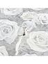 image of arthouse-reverie-silver-wallpaper