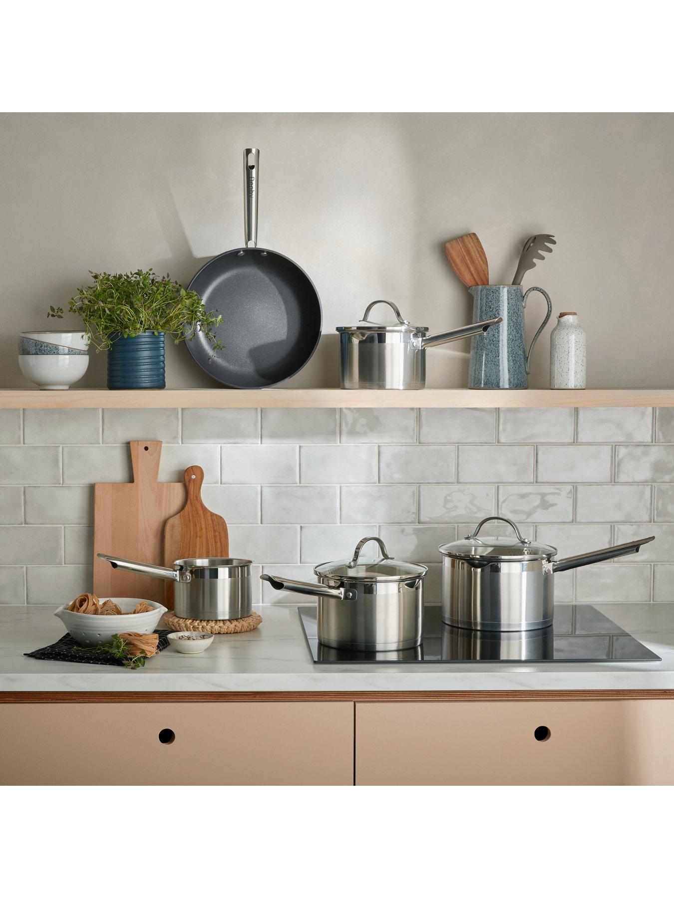  image of denby-stainless-steel-5-piece-pan-set