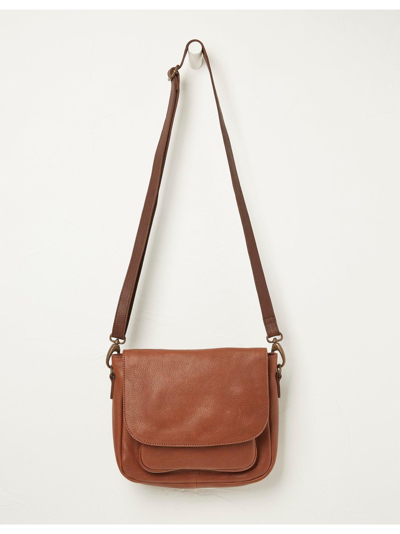FatFace Florence Leather Bag Tan